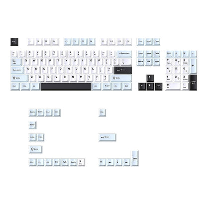 Fresh Blue White Cherry Doubleshot PBT Keycaps