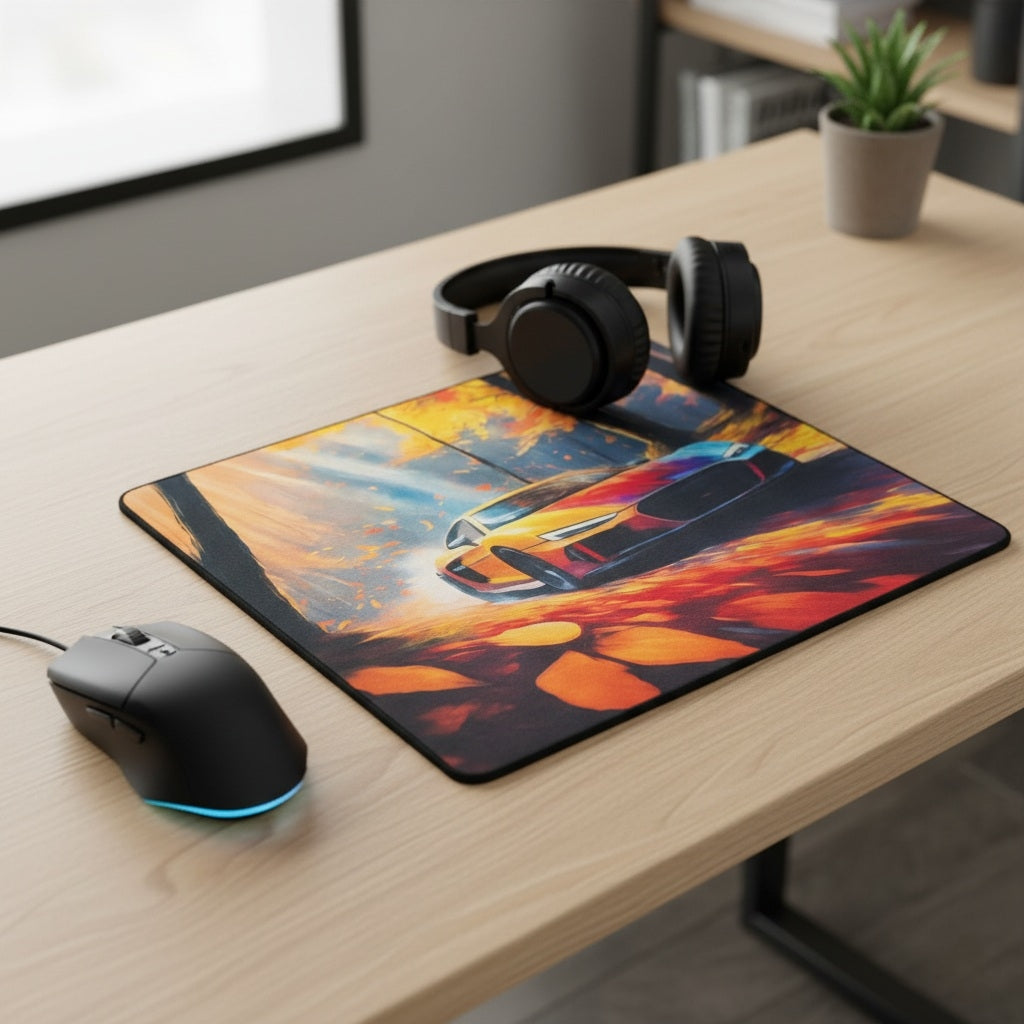 Autumn Drive Control Gaming Mousepad 44cm*40cm*4mm