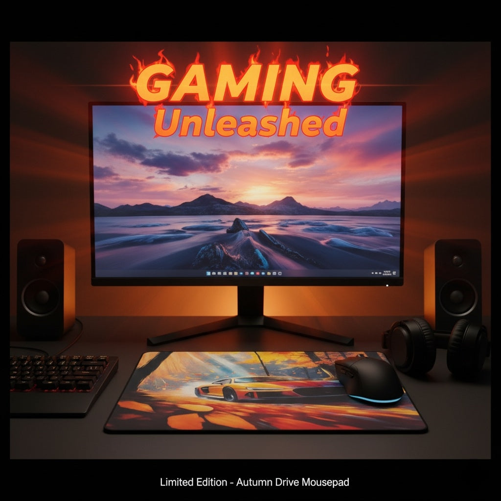 Autumn Drive Control Gaming Mousepad 44cm*40cm*4mm