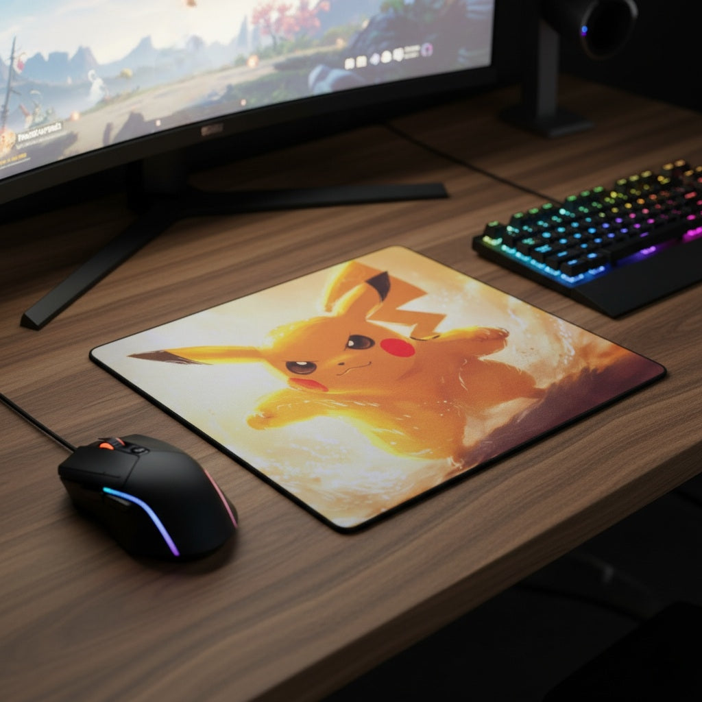 Pikachu Control Gaming Mousepad 44cm*40cm*4mm