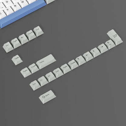 Glacier Slate Cherry Doubleshot PBT Keycaps
