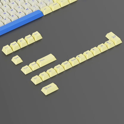 Naval Brass Cherry Doubleshot PBT Keycaps