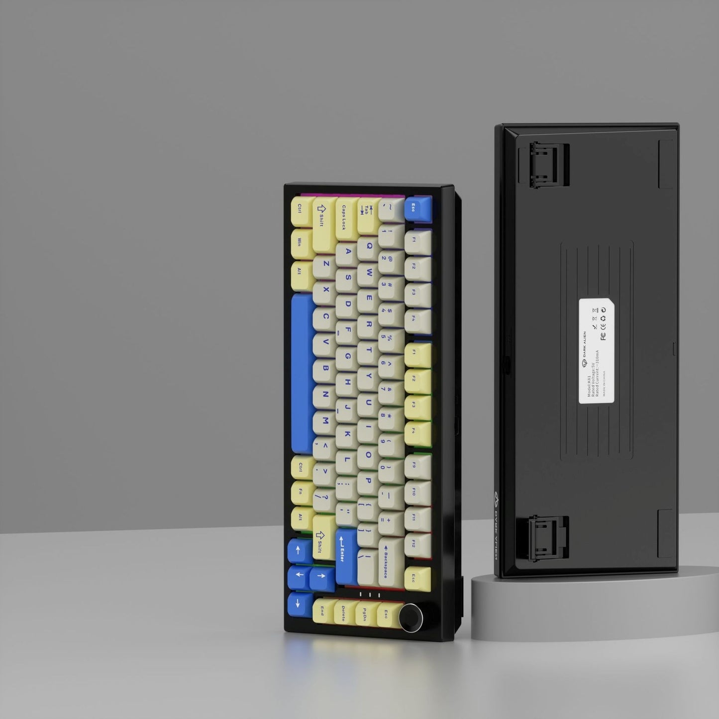 Naval Brass Cherry Doubleshot PBT Keycaps