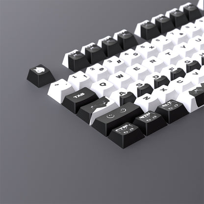 Night Cat Cherry PBT Keycaps