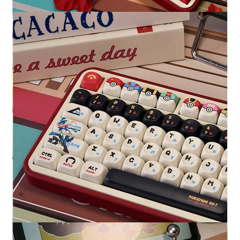 Pokemon Go Moa-Cherry PBT Keycaps