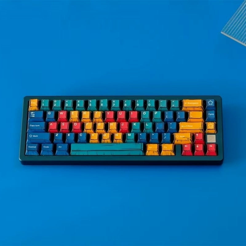 Panels Comics Manga Cherry PBT Keycaps