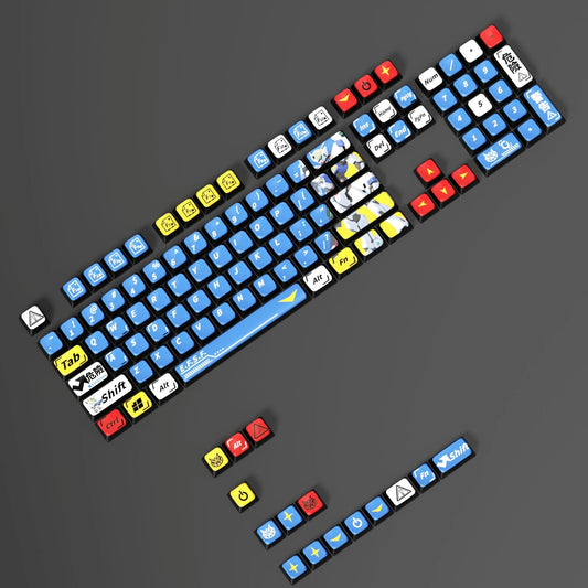 Gundam Mecha 4 Theme XDA PBT PC Keycaps