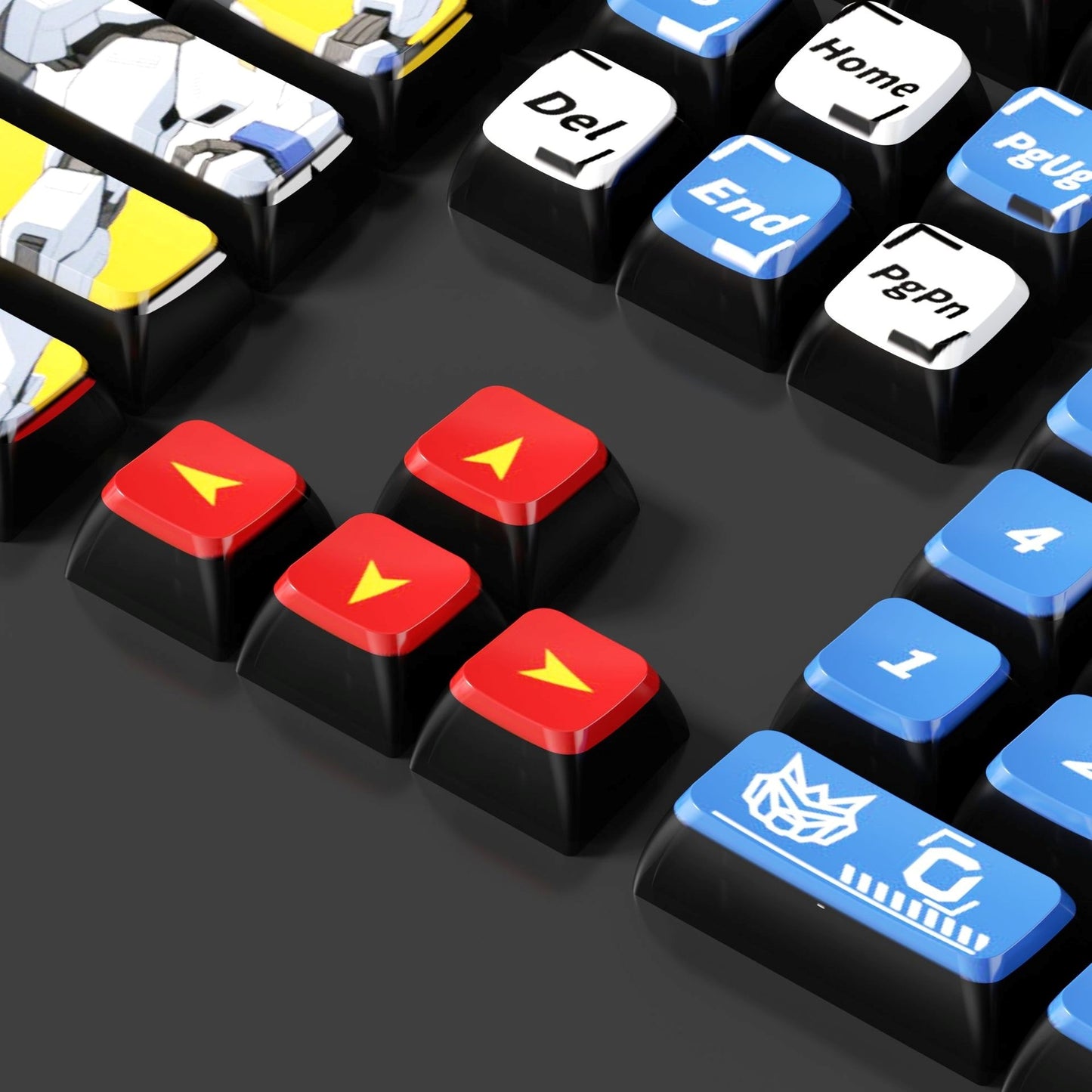Gundam Mecha 4 Theme XDA PBT PC Keycaps
