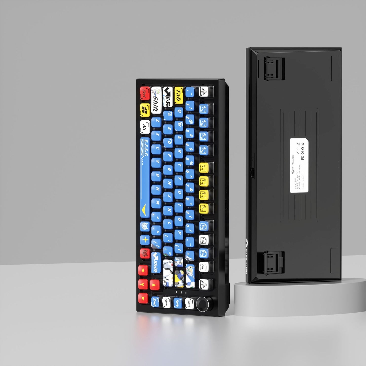 Gundam Mecha 4 Theme XDA PBT PC Keycaps