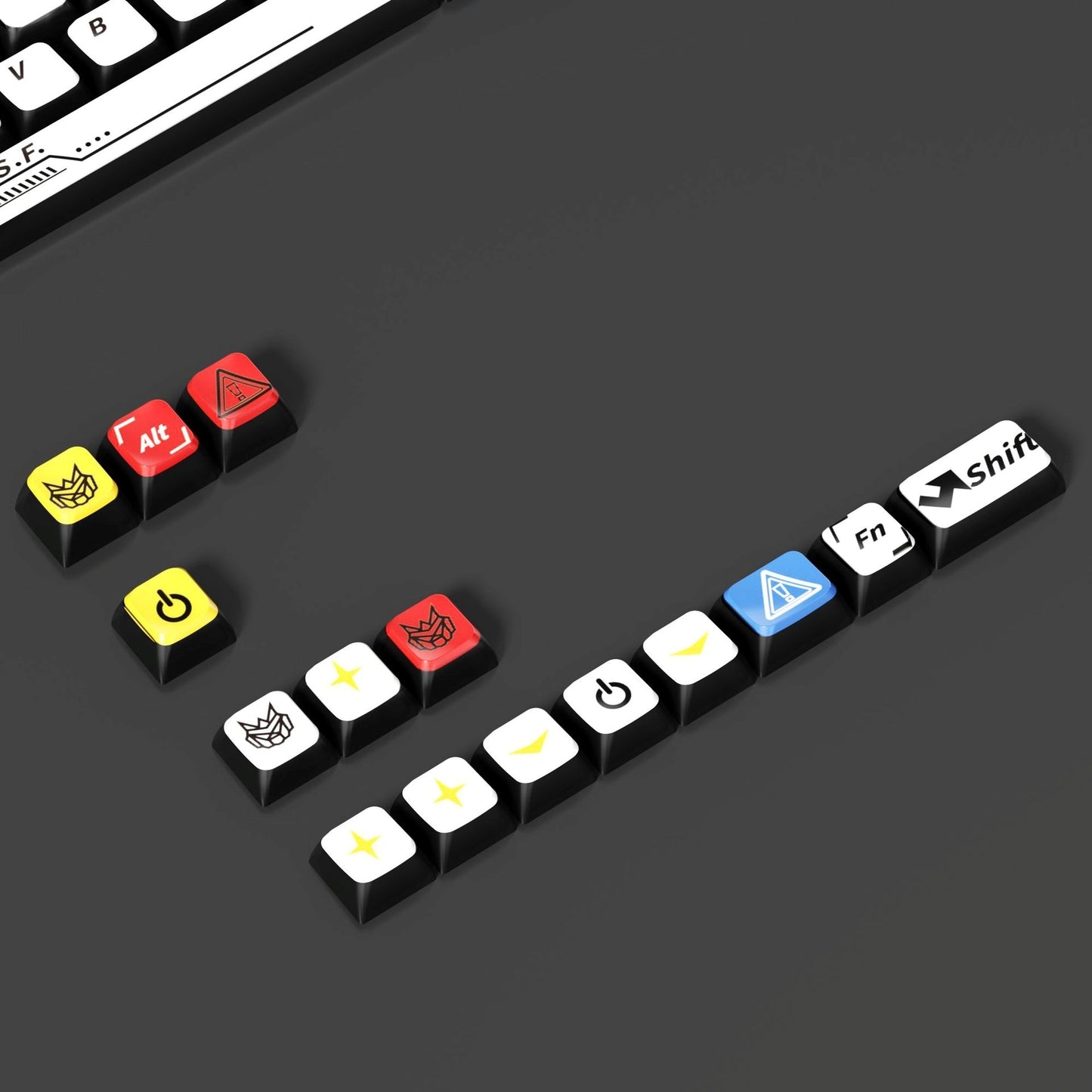 Gundam Robot XDA PBT PC Keycaps