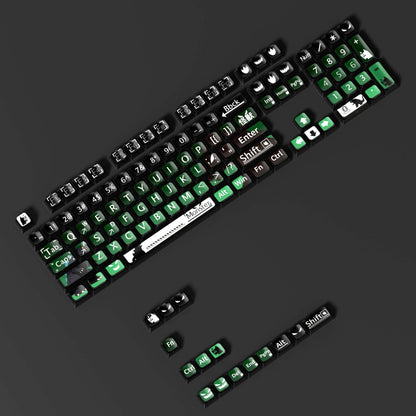 Monster 6 Theme XDA PBT PC Keycaps