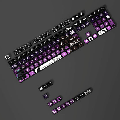 Monster 6 Theme XDA PBT PC Keycaps