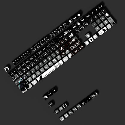 Monster 6 Theme XDA PBT PC Keycaps