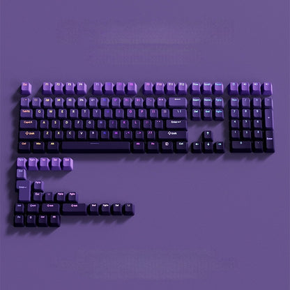 Cyberspace Deep Amethyst Top Backlit OEM PBT Keycaps