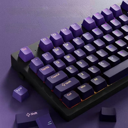 Cyberspace Deep Amethyst Top Backlit OEM PBT Keycaps