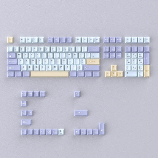 Pastel Dream Taro Milk Cherry Doubleshot PBT Keycaps