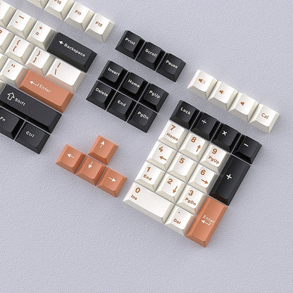 Terracotta Sunset Cherry Doubleshot PBT Keycaps