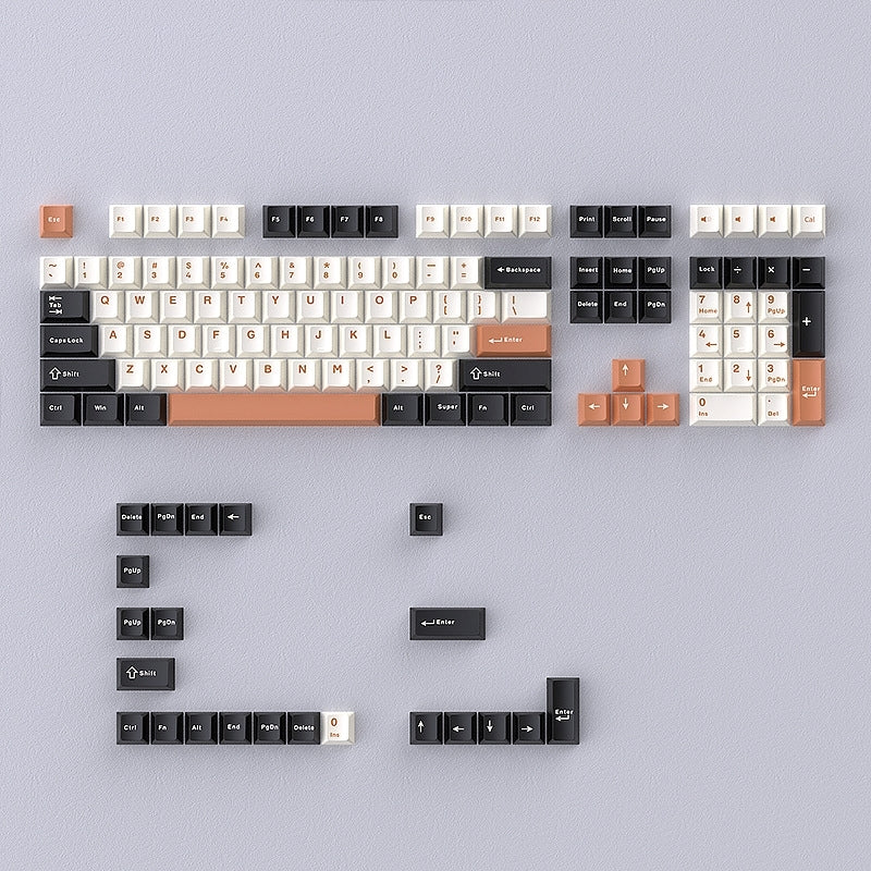 Sun Set Keycaps Terracotta Sunset Cherry Doubleshot PBT Keycaps – CuriosityCaps