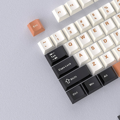 Terracotta Sunset Cherry Doubleshot PBT Keycaps