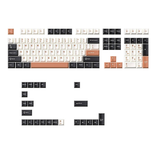 Terracotta Sunset Cherry Doubleshot PBT Keycaps