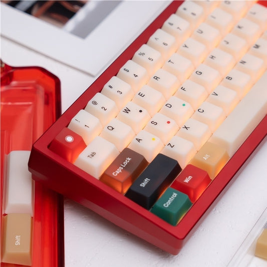 Frost Mixed Retro 100 Cherry Profile PBT Matte Smooth 149 Keycaps