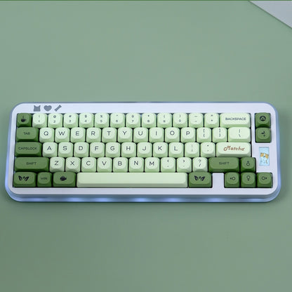 Matcha Latte Moa PBT Keycaps Mac Compatible