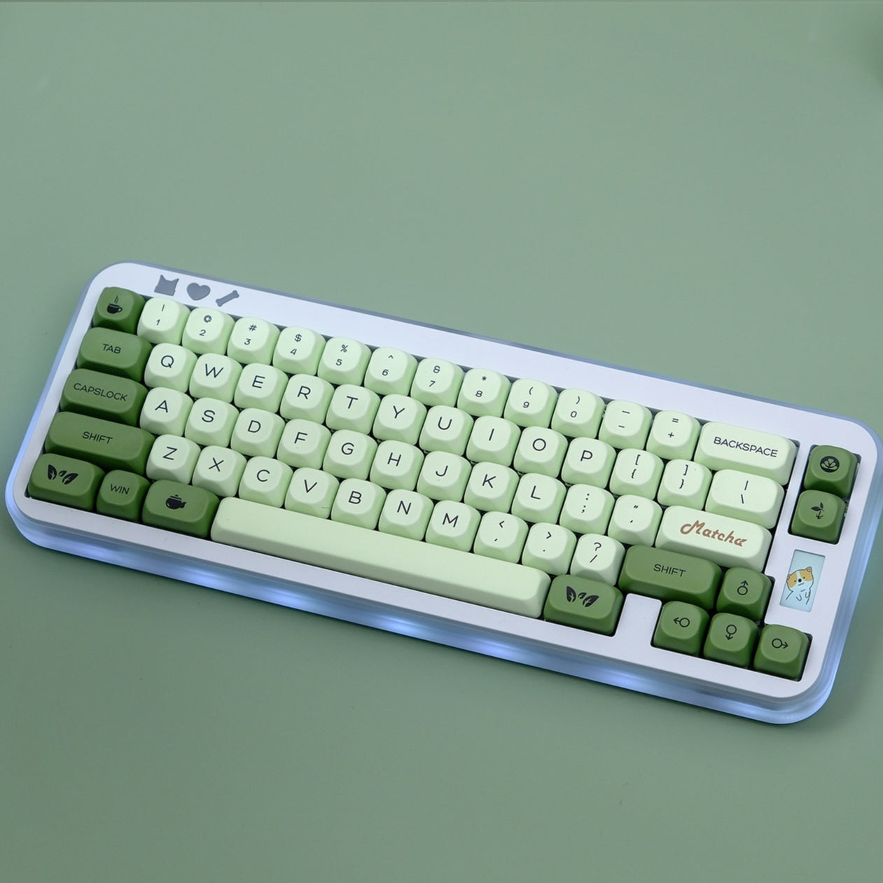 Matcha Latte Moa PBT Keycaps