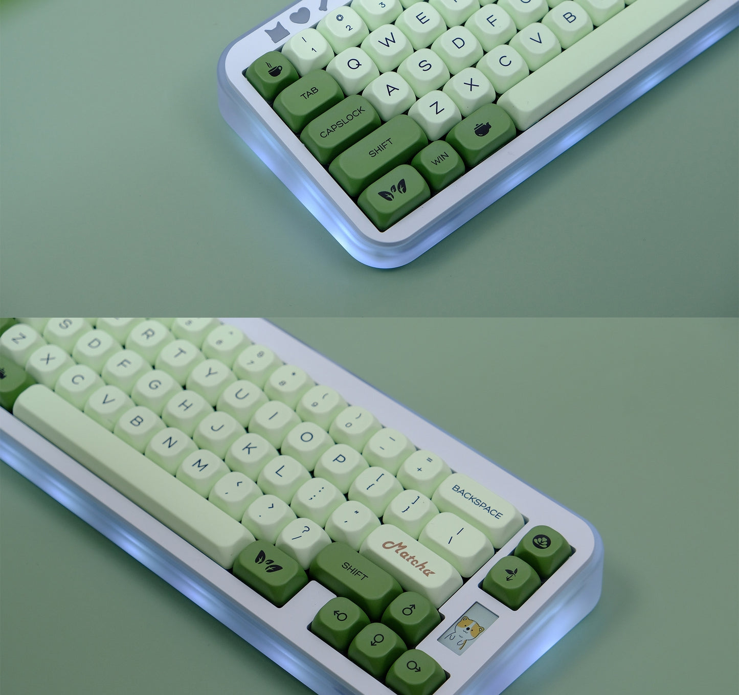 Matcha Latte Moa PBT Keycaps
