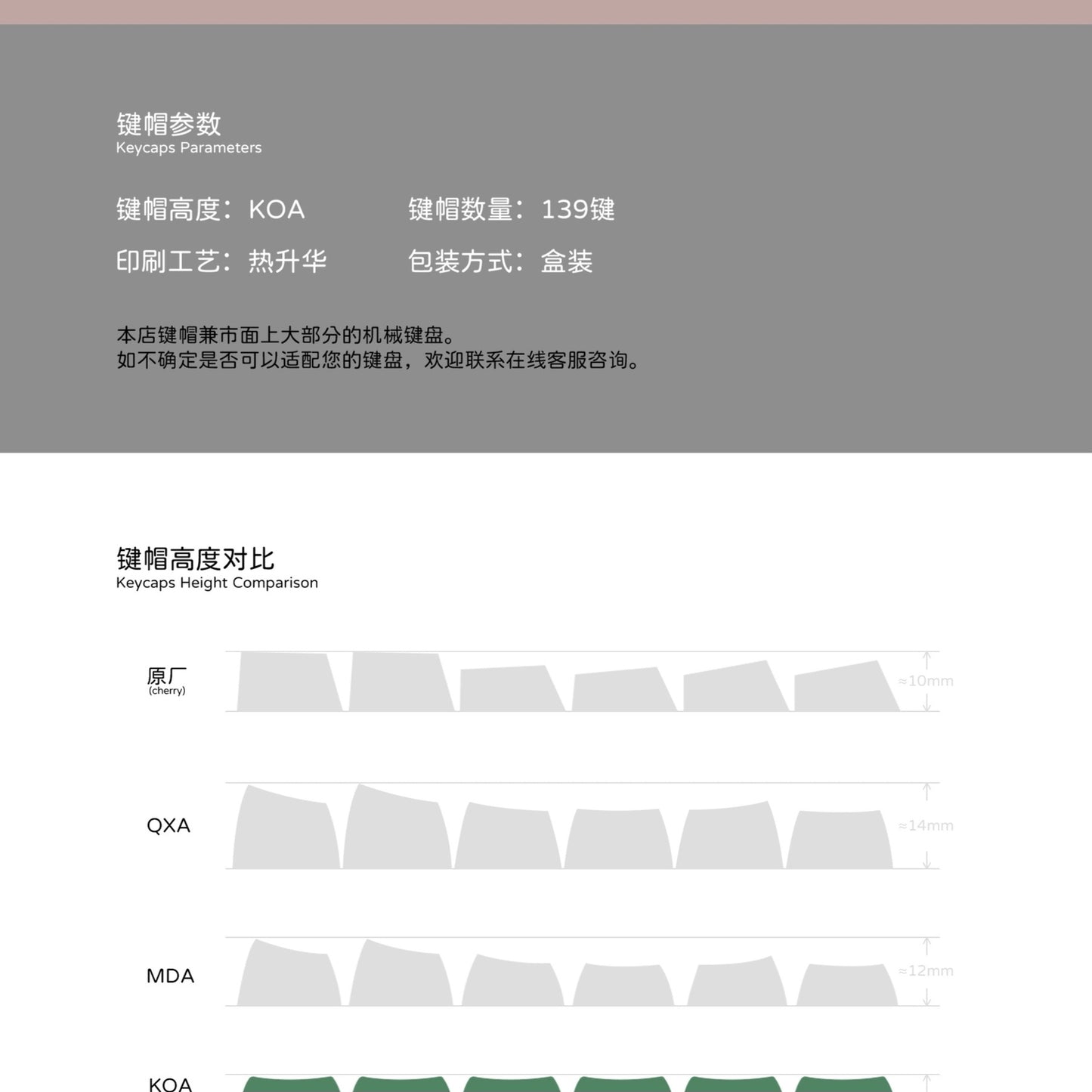 9009 Moa PBT Keycaps Max Compatible