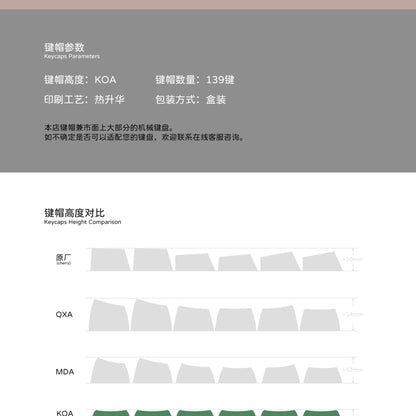 9009 Moa PBT Keycaps Max Compatible