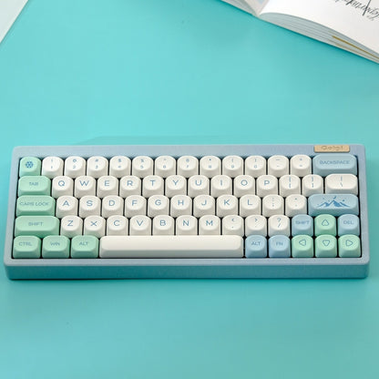 Alpine Mist Moa PBT Keycaps Mac Compatible