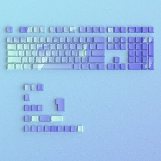 Vaporwave Geometry Side Backlit Cherry Keycaps