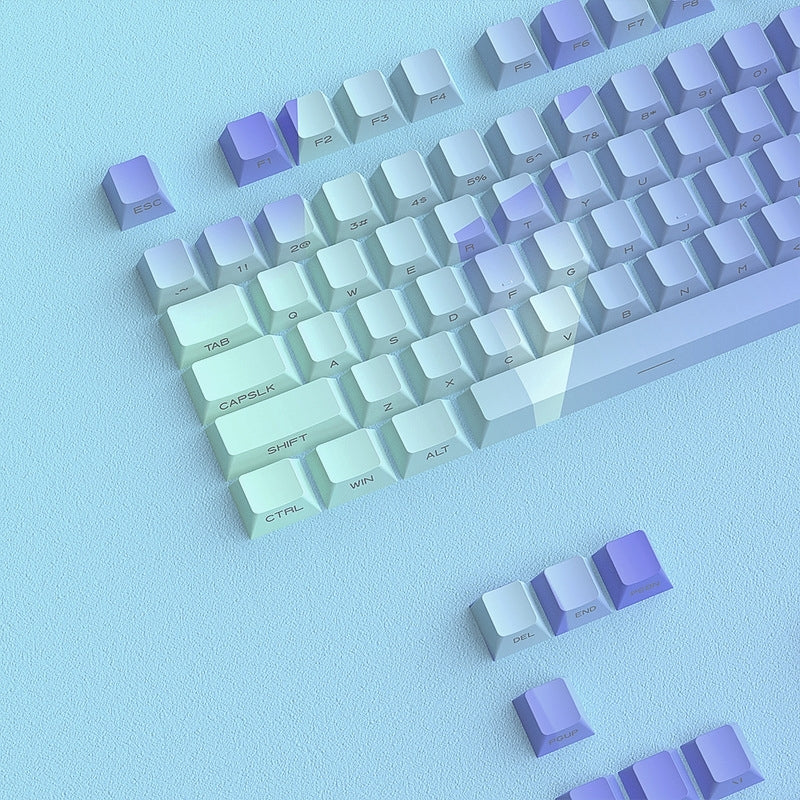 Vaporwave Geometry Side Backlit Cherry Keycaps