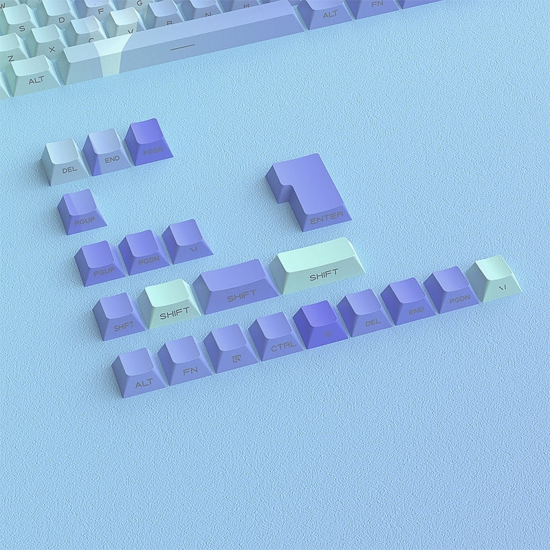 Vaporwave Geometry Side Backlit Cherry Keycaps