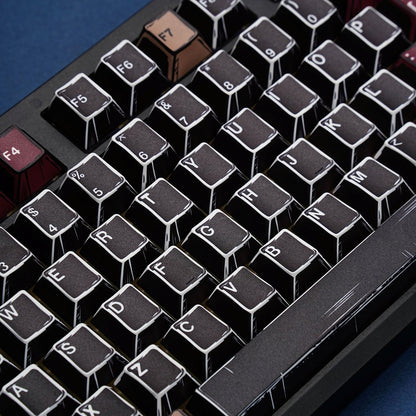 Comic Mixed Light R2 Cherry 1.7mm Thick PBT Keycaps