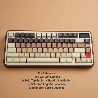 Coffee Cherry Dual Legends Backlit Keycaps