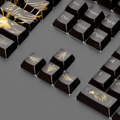 Golden Eagle Cherry PBT Keycaps