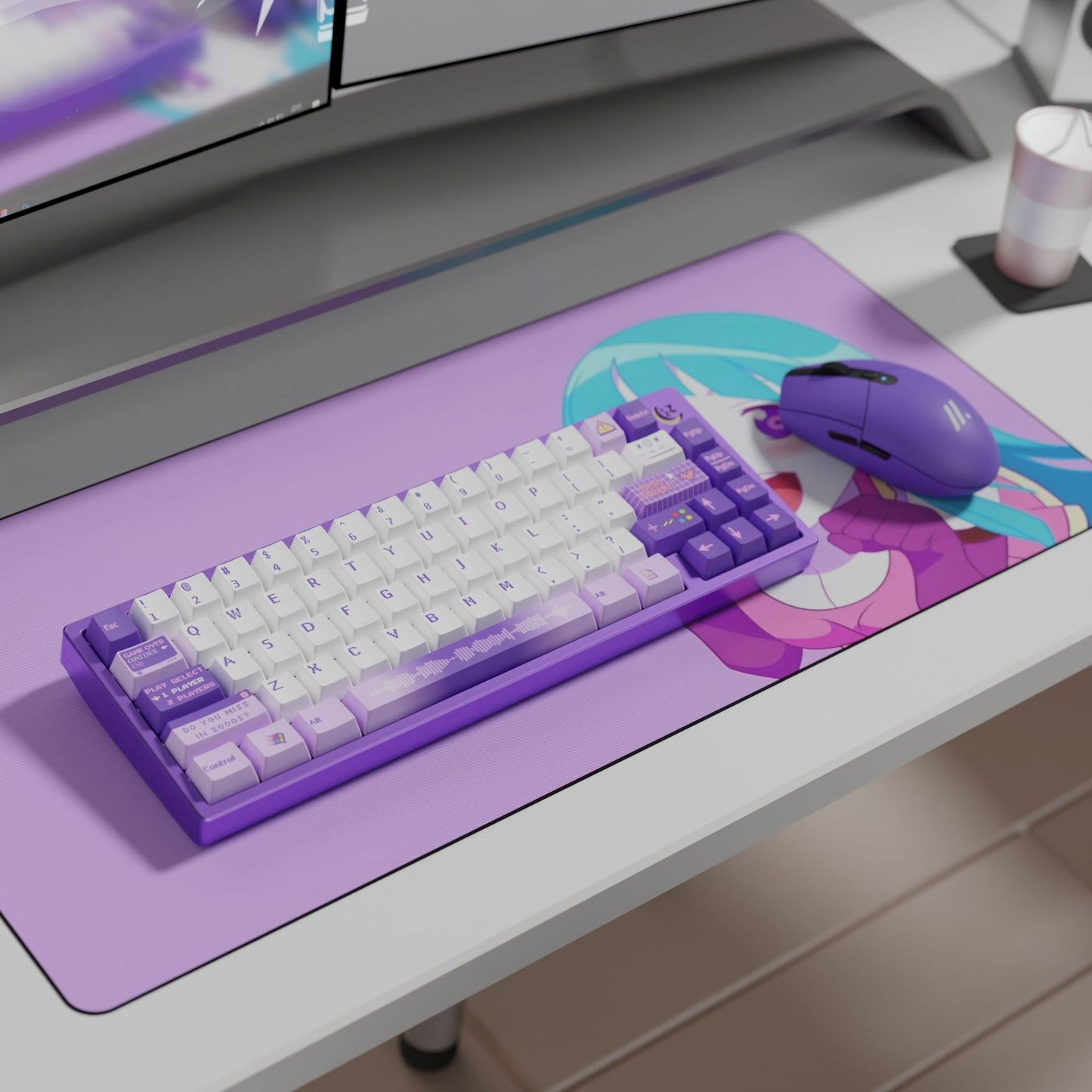 Missing The 20th Century Cherry PBT Keycaps