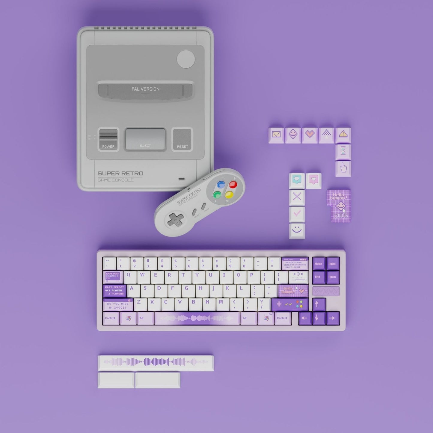 Missing The 20th Century Cherry PBT Keycaps