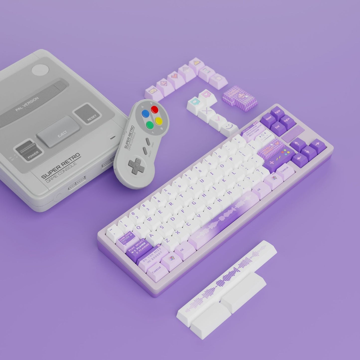 Missing The 20th Century Cherry PBT Keycaps