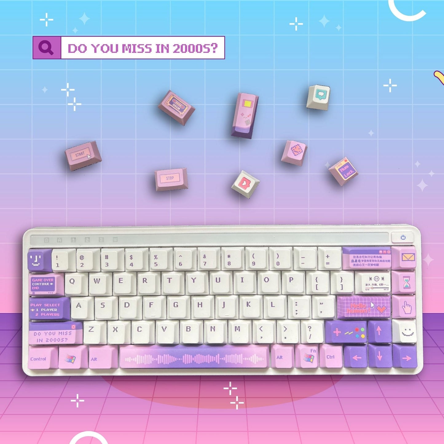 Missing The 20th Century Cherry PBT Keycaps