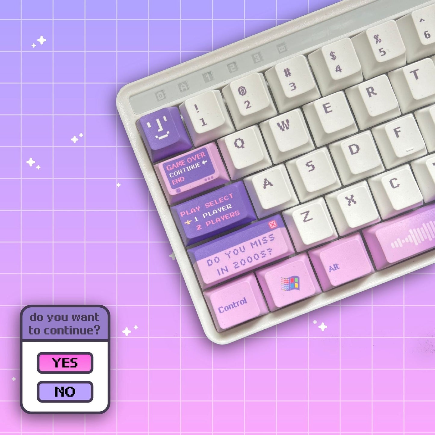Missing The 20th Century Cherry PBT Keycaps