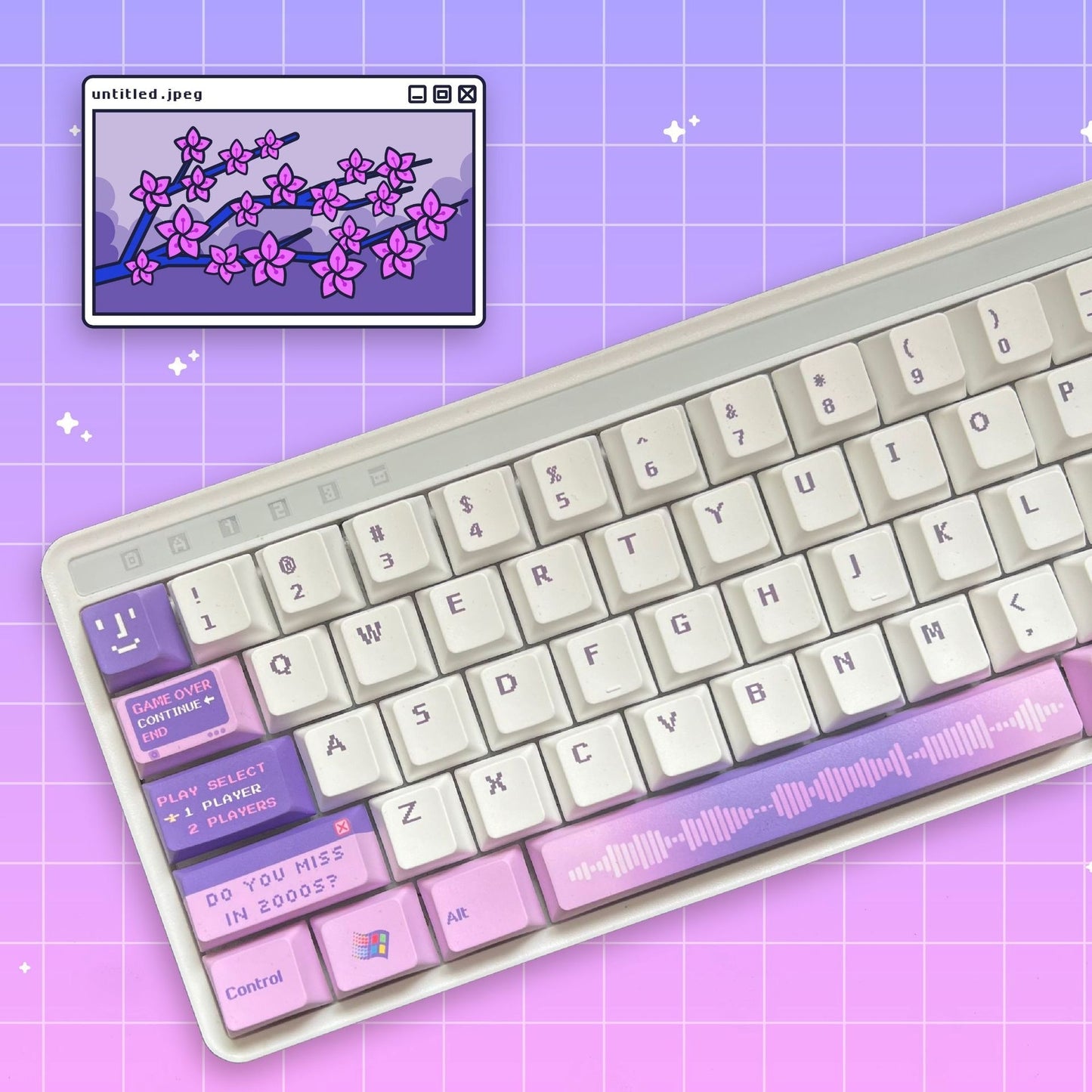 Missing The 20th Century Cherry PBT Keycaps