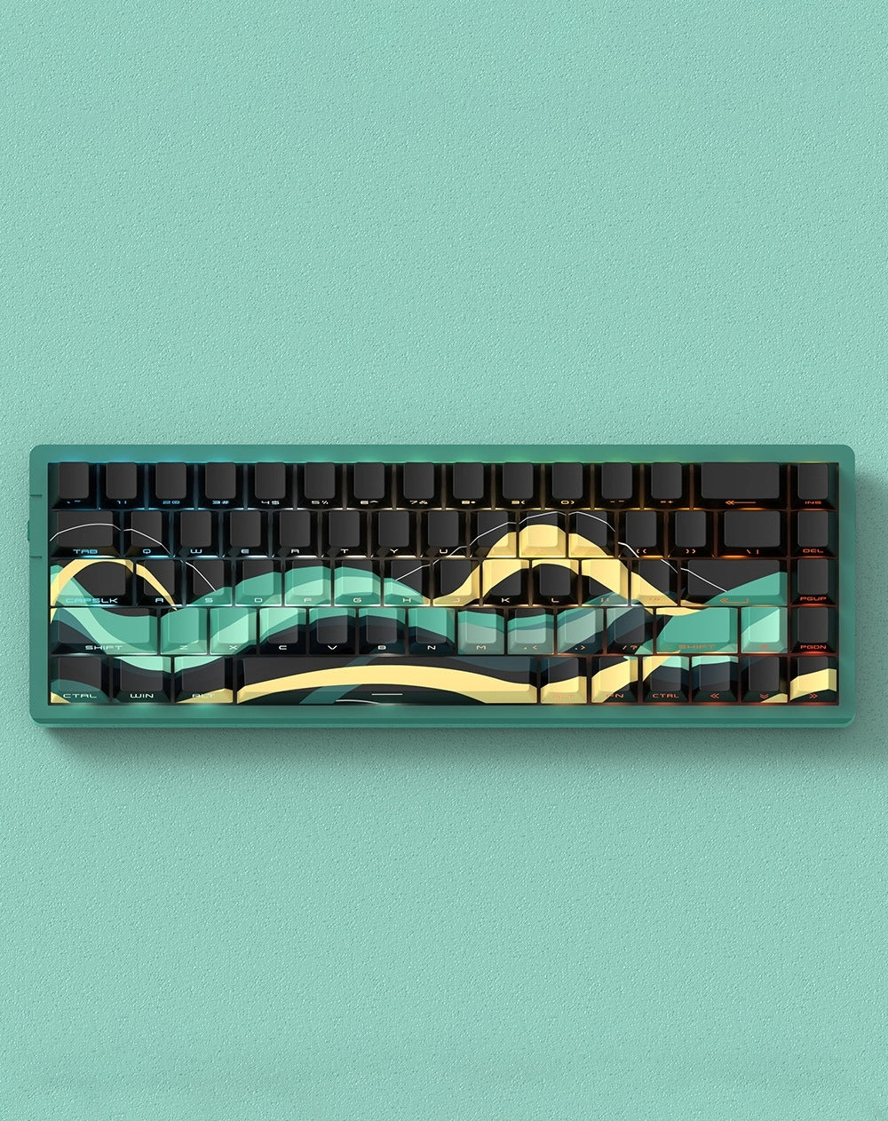 Flowing Shadow Cherry Side Backlit Keycaps