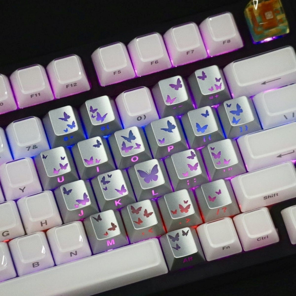FlutterBloom IMD-Tech Keycaps 21-Key – CuriosityCaps