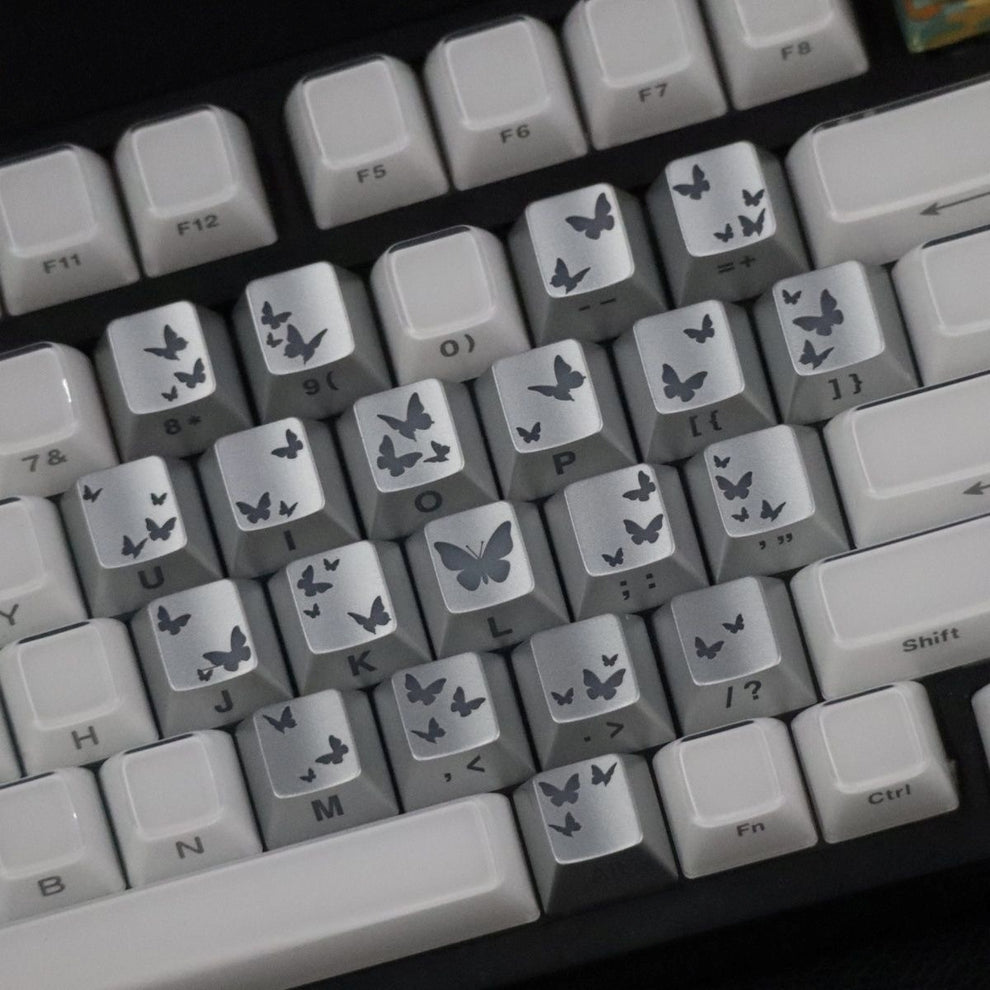 FlutterBloom IMD-Tech Keycaps 21-Key – CuriosityCaps