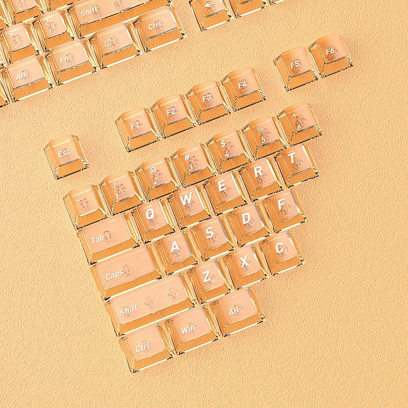 Sunset Glow Gradient PBT PC Dual Tone Cherry Keycaps
