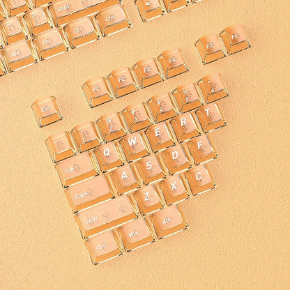 Sunset Glow Gradient PBT PC Dual Tone Cherry Keycaps