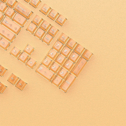 Sunset Glow Gradient PBT PC Dual Tone Cherry Keycaps