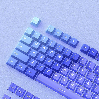 Glacial Gradient PBT PC Dual Tone Cherry Keycaps